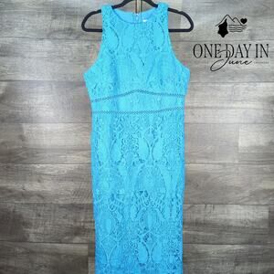 New York & Company Just Me Sleeveless Midi Dress Size L